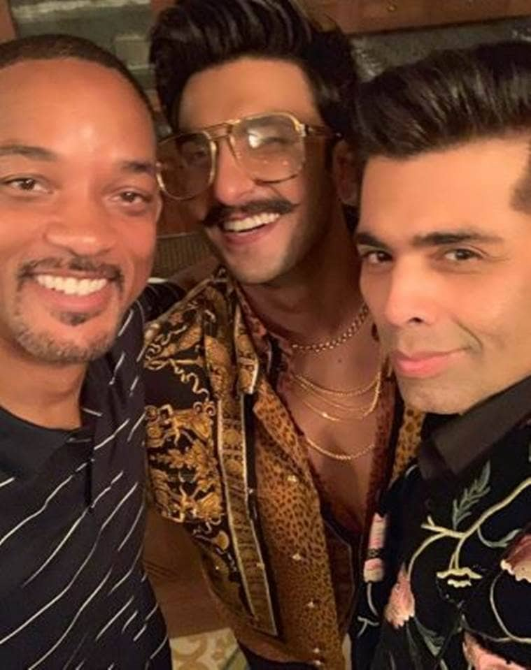 will smith, karan johar, ranveer singh