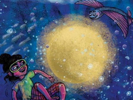 diwali, short story, moon story