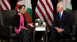 Mike Pence says Myanmar's handling of Rohingya 'without excuse'