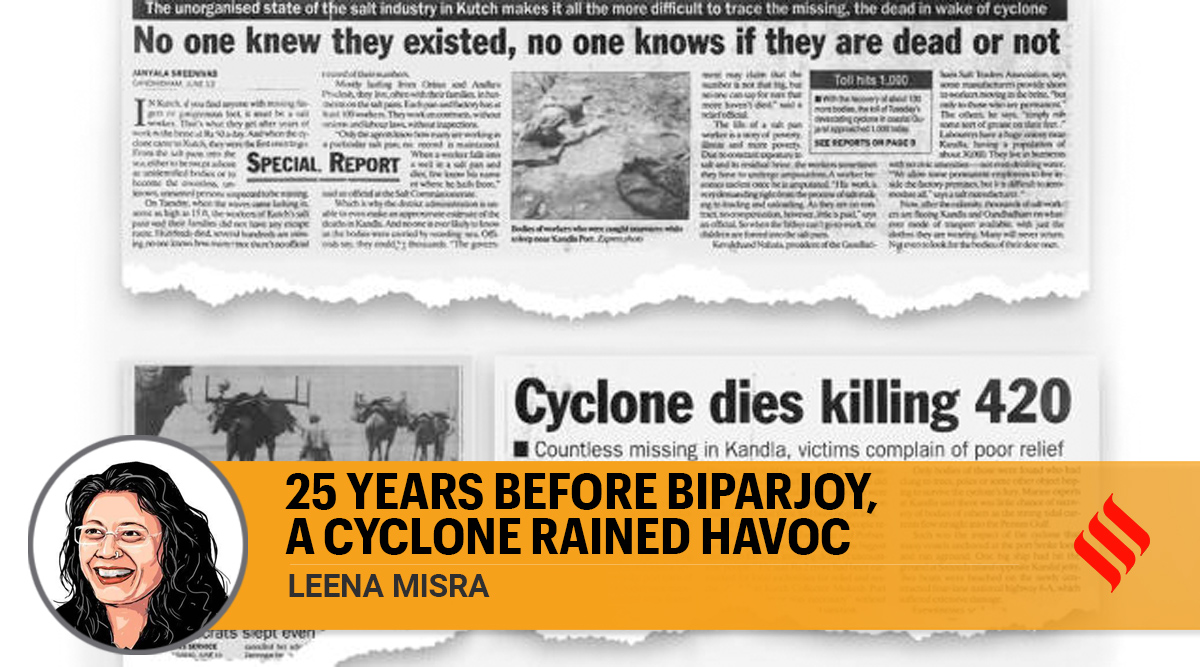 Years Before Biparjoy A Cyclone Rained Havoc The Indian Express