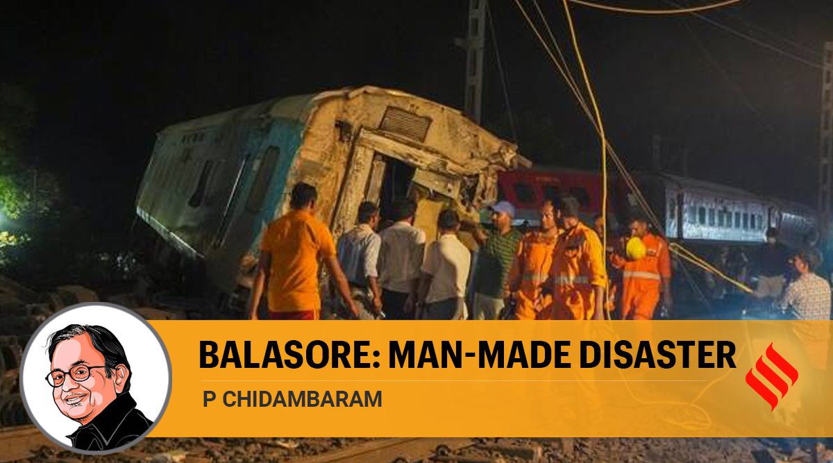 P Chidambram on Balasore train accident: Man-made disaster