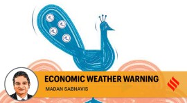 Economic weather warning copy economy warning