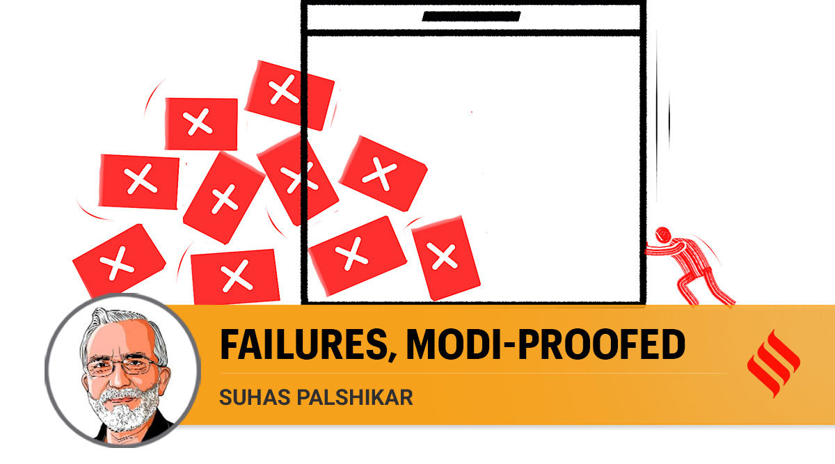 Modi Kolej Xxx Video - Suhas Palshikar writes on nine years of BJP government: Failures, Modi-proofed  | The Indian Express