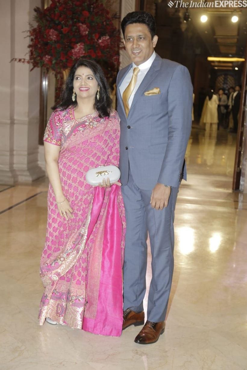 anil kumble with wife