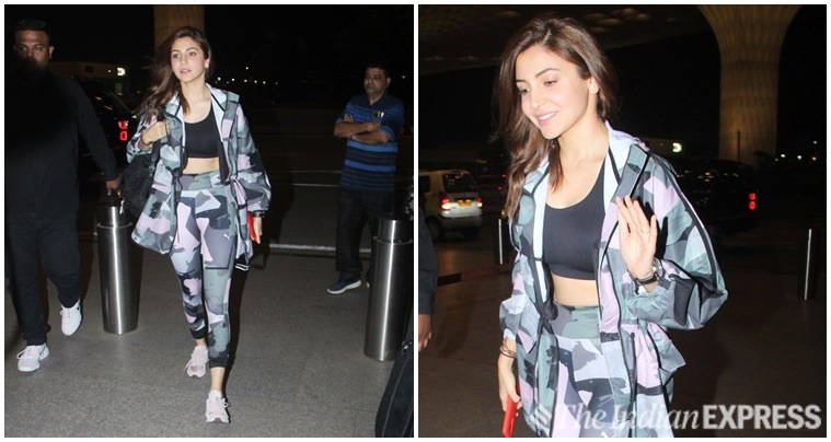 Anushka Sharma, Janhvi Kapoor, Diana Penty, Shilpa Shetty, Anushka Sharma airport fashion, Janhvi Kapoor airport fashion, Diana Penty airport fashion, Shilpa Shetty airport fashion, celeb fashion, bollywood fashion, airport fashion bollywood, latest airport fashion, indian express, indian express news