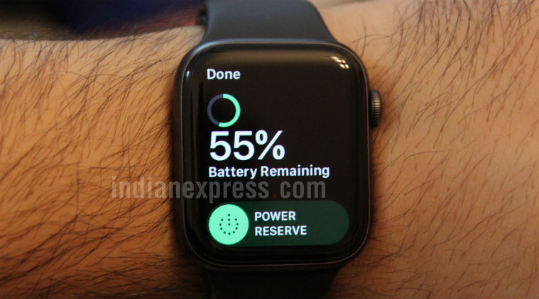 power reserve apple watch series 4