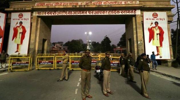 Ayodhya turns into fortress ahead of VHP, Shiv Sena events
