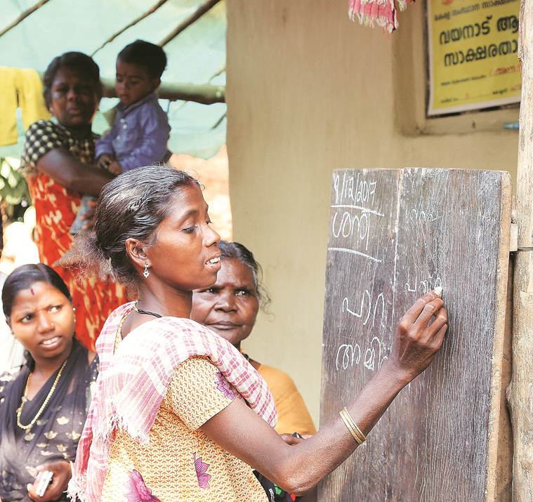Amma goes to school