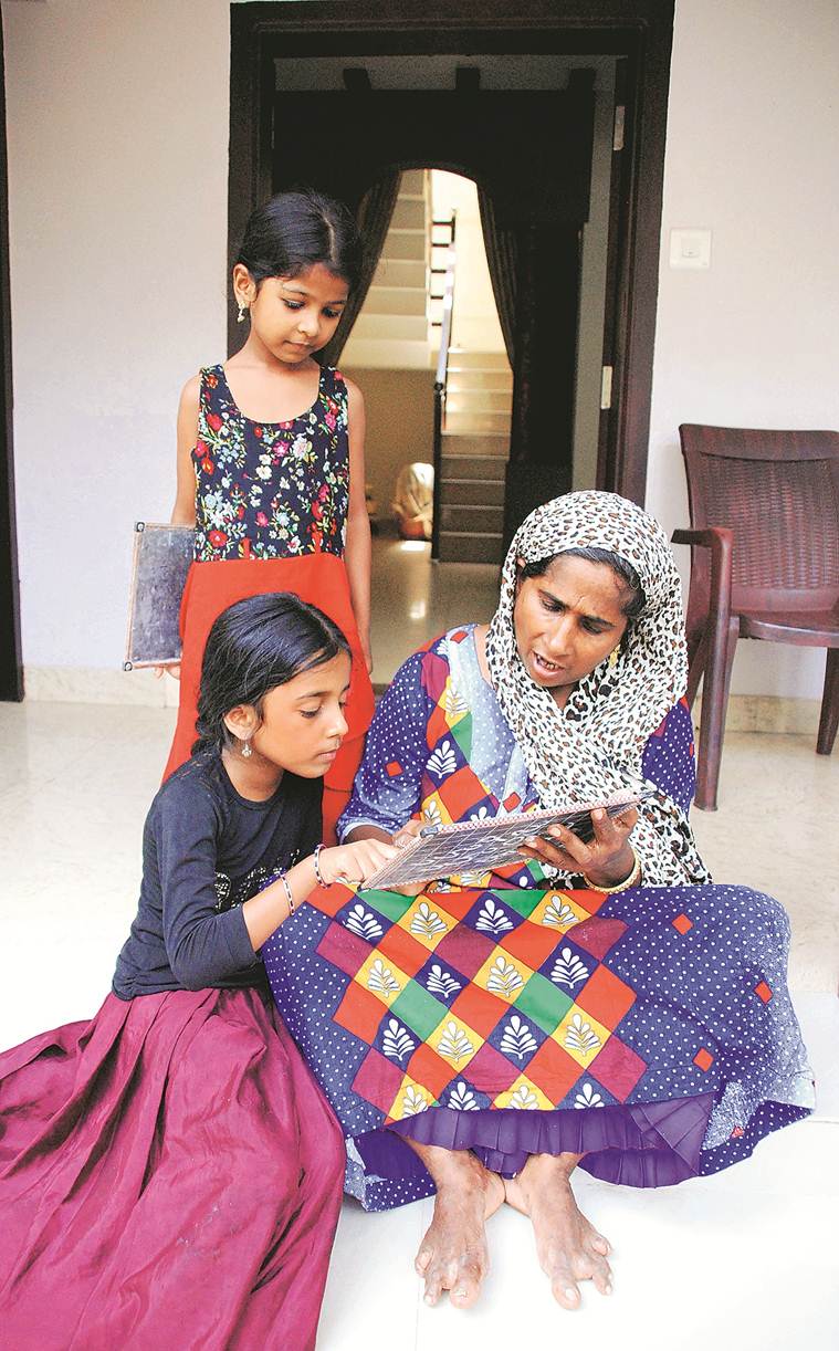 Amma goes to school