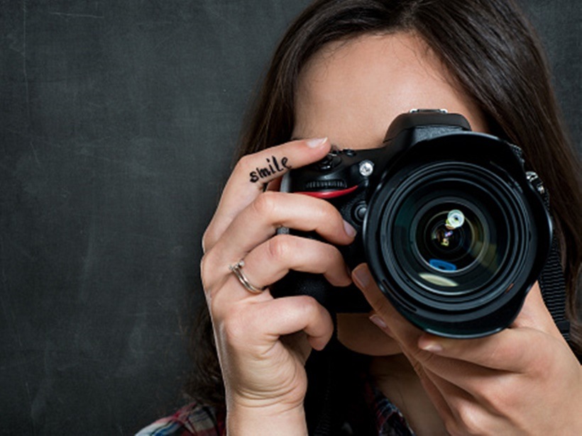clicking photos