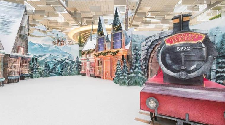 changi airport, harry potter themed airport, changi airport singapore, changi airport harry potter theme, changi airport pictures, harry potter themed airport, indian express news, indian express