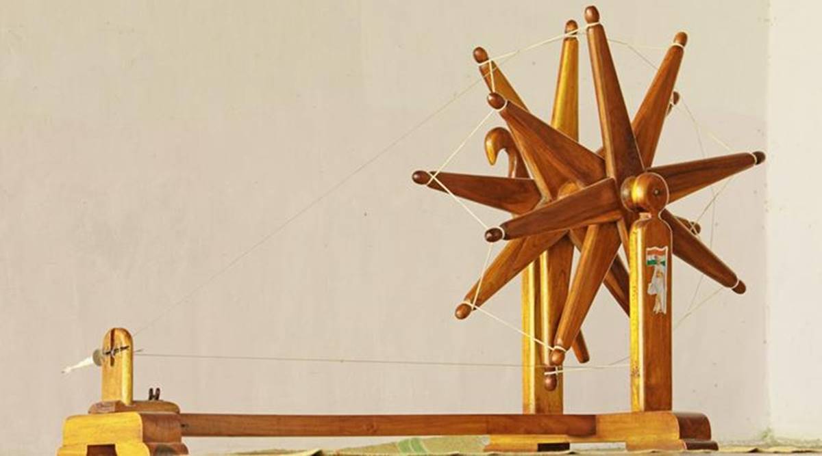 spinning charkha may have positive effect on mental health study lifestyle news the indian express spinning charkha may have positive