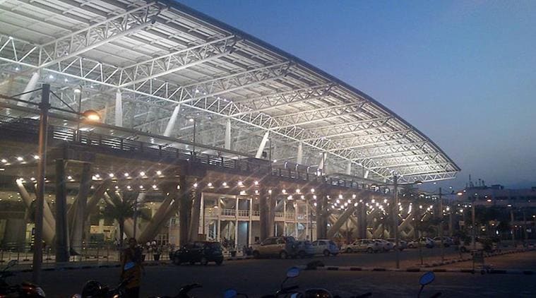 Chennai: Footpath caves in at airport, injures woman