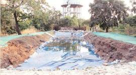 Chhath Puja, artificial pond for chhath puja, NGO Rudra Pratishthan, Maharastra, Mumbai news, Indian Express   