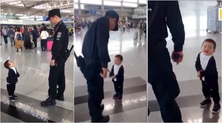 This video of a little boy awestruck by a security guard is the ...