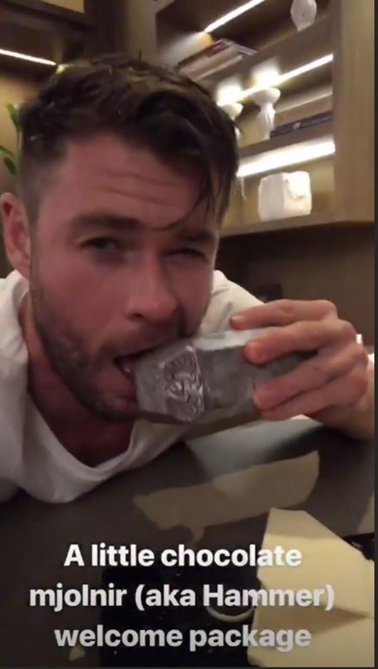 chris hemsworth in india