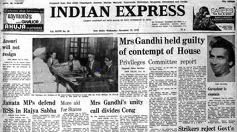 November 22 1978 Forty Years Ago Indira In Contempt The Indian Express