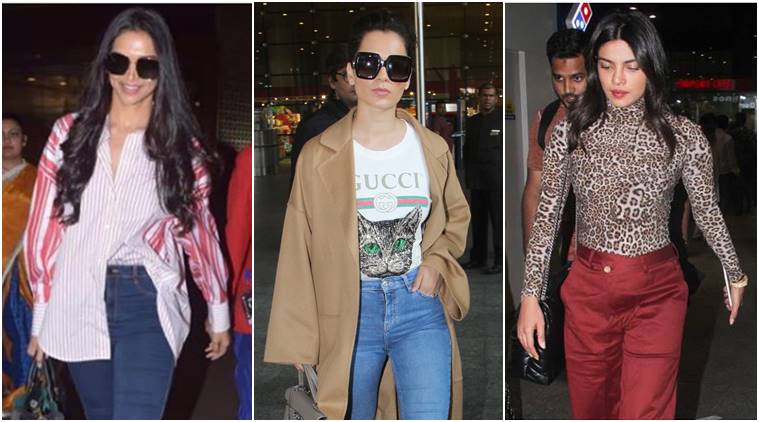 Priyanka Chopra, Kangana Ranaut and Aishwarya Rai Bachchan Look Gorgeous as  They Are Spotted at the Airport