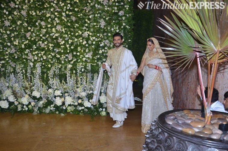 Deepika Padukone And Ranveer Singh Look Ethereal At Their Mumbai Reception