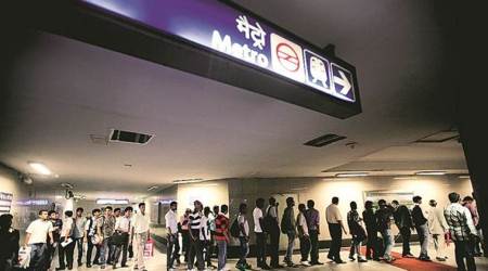 Noida: Fire at Blue Line station kiosk, no impact on metro services