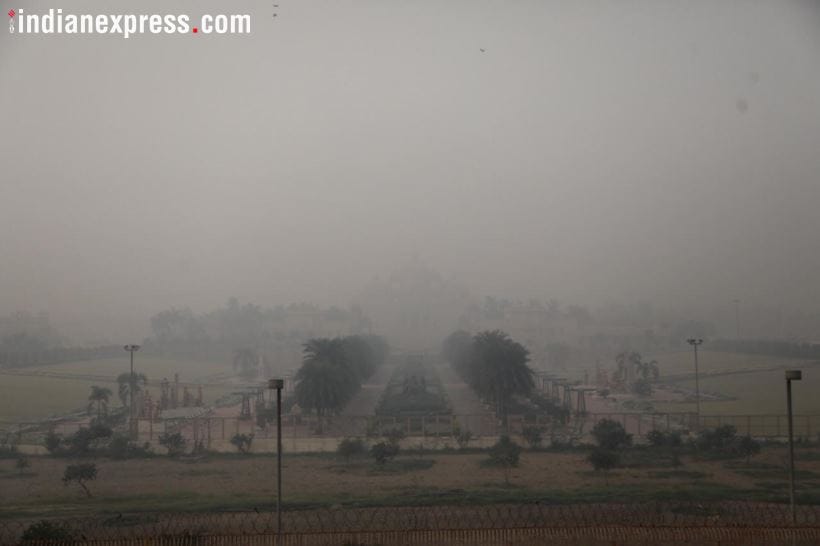 Delhi air quality breaches ‘hazardous’ category a day after Diwali — see photos