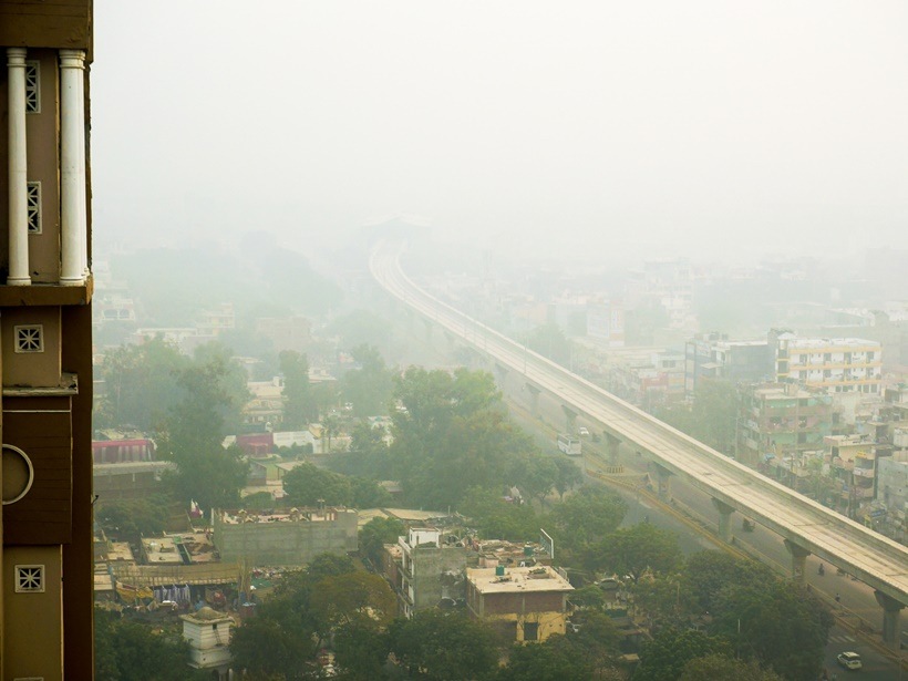 delhi smog pollution