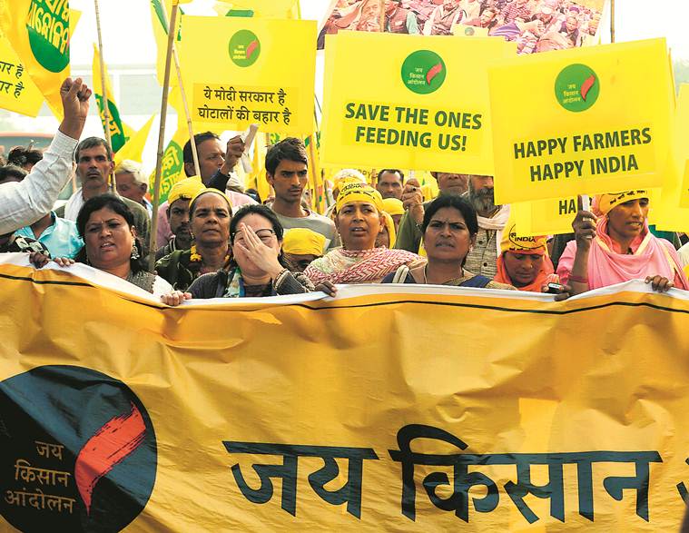 Delhi farmers' march: Amid hard demands, some poetry, dance and bananas