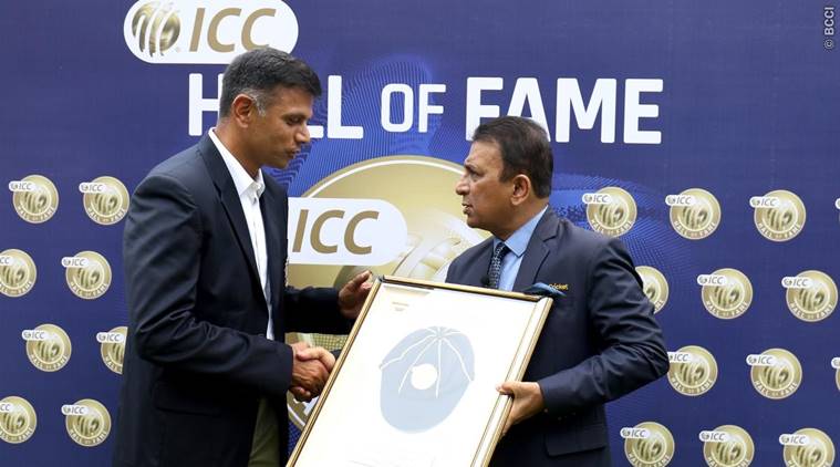 Rahul Dravid and Sunil Gavaskar