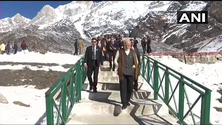Diwali: Prime Minister Narendra Modi arrives in Kedarnath