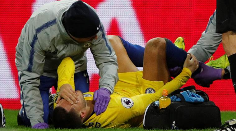 Eden Hazard out of Chelsea's Europa League game with ankle ...