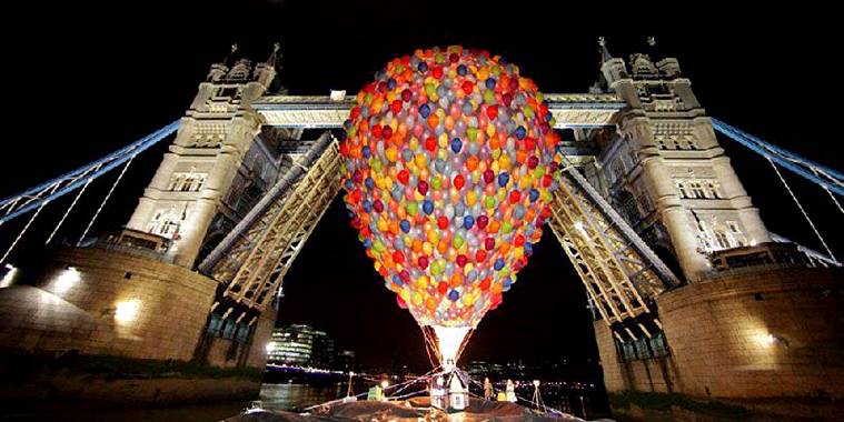 London, London hot air balloon, london landmarks