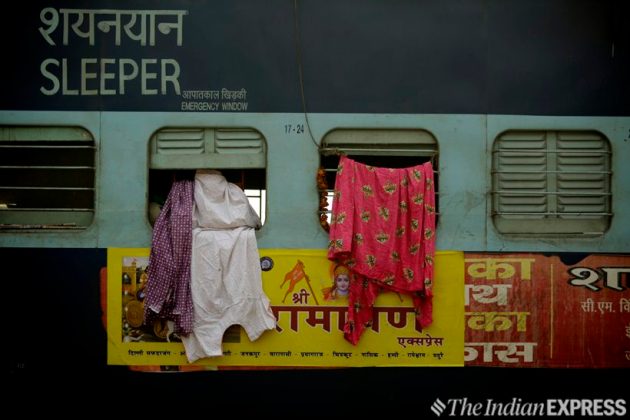 Aboard the Ramayana Express, there are Bhajans, chants of Jai Shri Ram and more