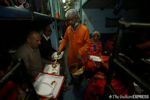 Aboard the Ramayana Express, there are Bhajans, chants of Jai Shri Ram and more