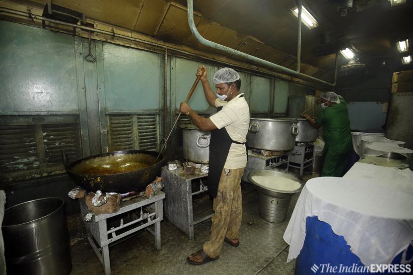 Aboard the Ramayana Express, there are Bhajans, chants of Jai Shri Ram and more
