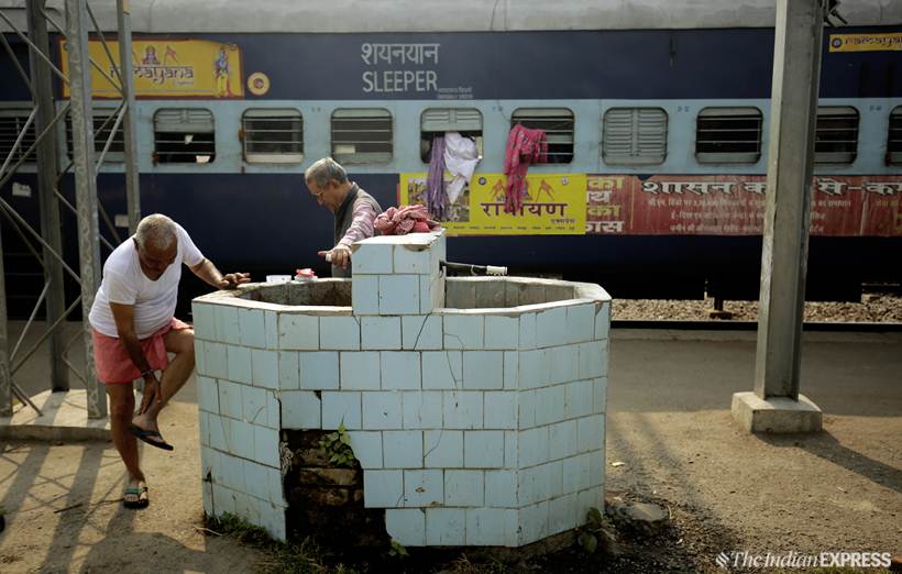 Aboard the Ramayana Express, there are Bhajans, chants of Jai Shri Ram and more