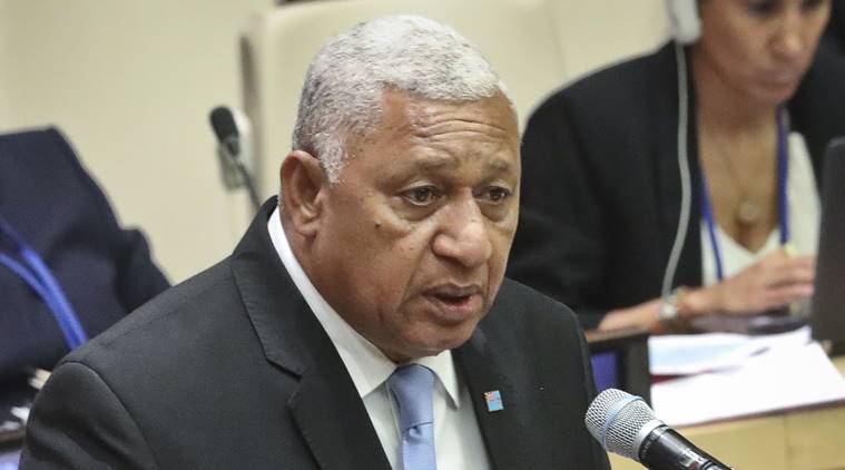 Fiji leader sworn in for 4 more years after winning election