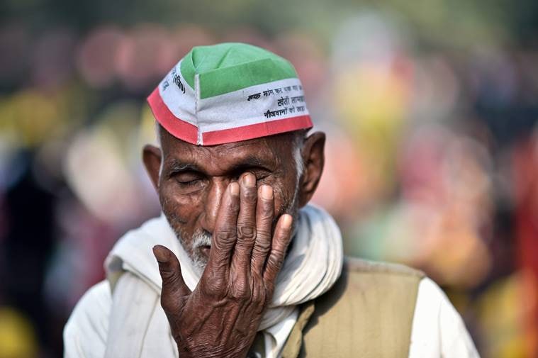 Sea of distressed farmers march to Parliament Street, opposition parties join in show of strength