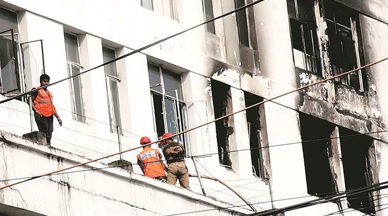 Fire in park street office, none hurt: Building’s firefighting system worked ‘perfectly’, probe to find out cause