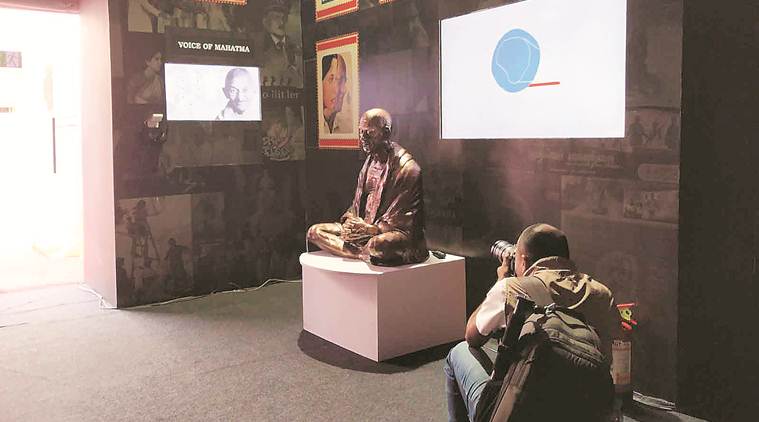 On IFFI sidelines, exhibition on Gandhi on celluloid