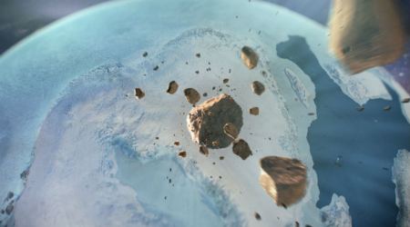 Greenland crater, Greenland ice caps, Ice Age asteroid, crater under glacier, asteroid crater Greenland, Hiawatha Glacier, Ice Age weather, meteorite composition, Greenland ice sheet, animal extinction, Greenland discovery