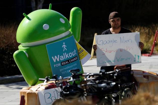 Google employees stage global walkout over handling of sexual harassment scandals