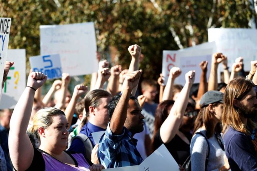 Google employees stage global walkout over handling of sexual harassment scandals