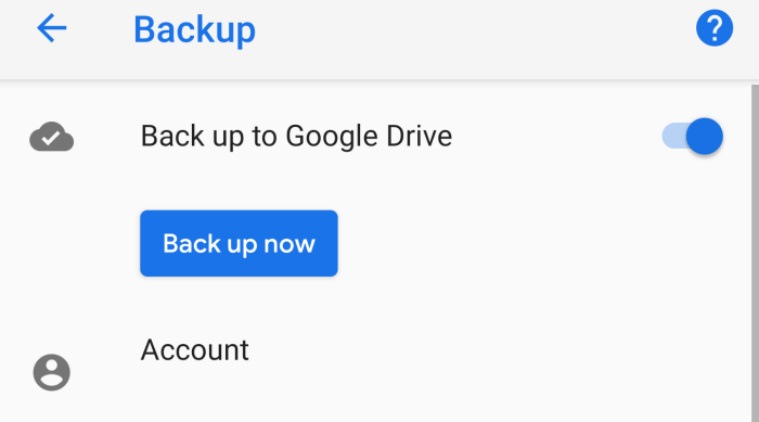 Google starts offering manual backup option for Android smartphones