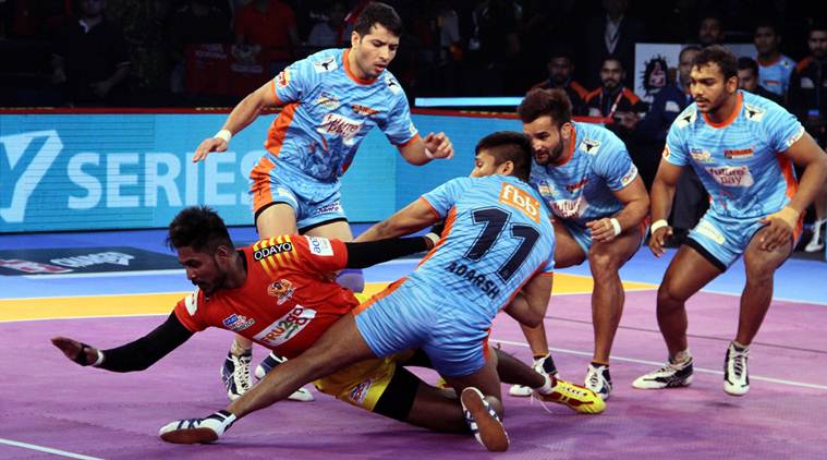 Pro Kabaddi 2018: Gujarat Fortunegiants beat Bengal Warriors 35-23 ...