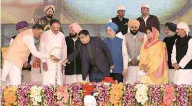 kartarpur corridor, kartarpur sahib corridor, kartarpur corridor india, Kartarpur grudwara, India-Pakistan relation,     kartarpur corridor amarinder singh, Navjot Singh Sidhu, Dera Baba Nanak MLA Sukhjinder Singh Randhawa, venkaiah naidu, nitin gadkari, gurdaspur, indian express news