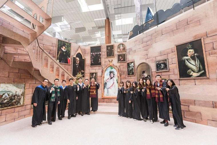 changi airport, harry potter themed airport, changi airport singapore, changi airport harry potter theme, changi airport pictures, harry potter themed airport, indian express news, indian express