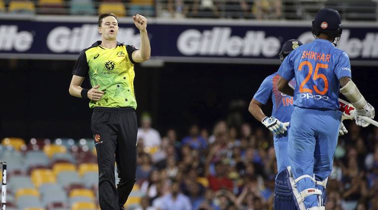 India lost the first T20I to Australia in Brisbane (photo - getty)