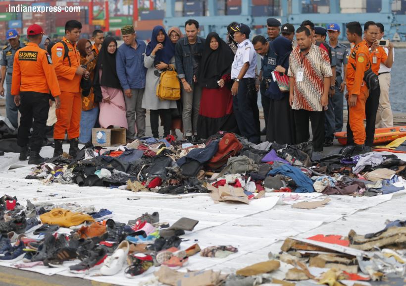 Indonesia plane crash: Shoes, wallets, backpacks retrieved from sea; forensic dept inspects belongings