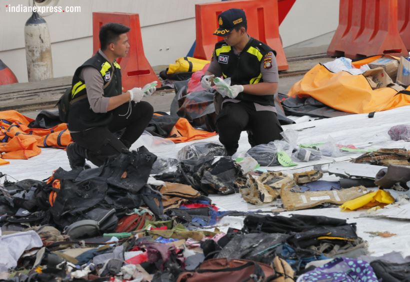 Indonesia plane crash: Shoes, wallets, backpacks retrieved from sea; forensic dept inspects belongings