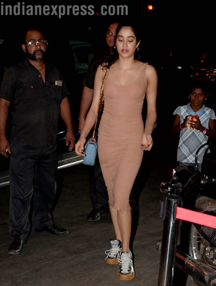 Janhvi Kapoor, Janhvi Kapoor fashion, Janhvi Kapoor nude dress,